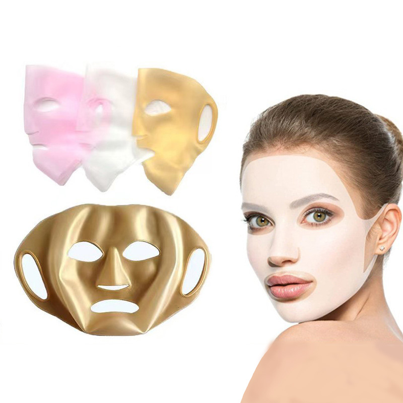 Face Mask Storage Box - シリコーンシリコーンマスク 肌に栄養を与えるマスク - 再利用可能な卸売3D蒸発防止フェイスシートマスク保護ケース