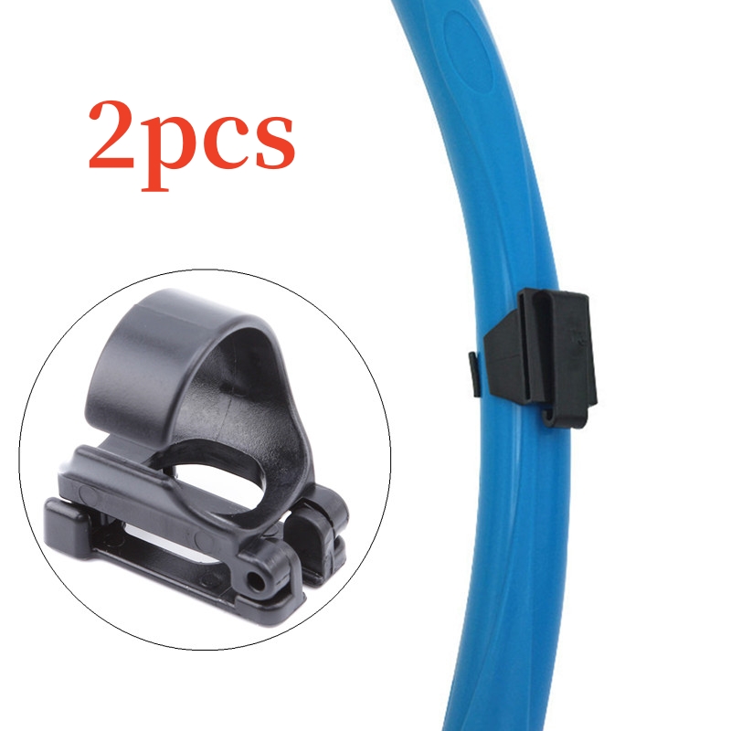 Silicone Mask Bracket - 2個セット プラスチッククリップ スノーケルマスクキーパーホルダー リテーナー シリコンスノーケルバックル ゴーグルバックル