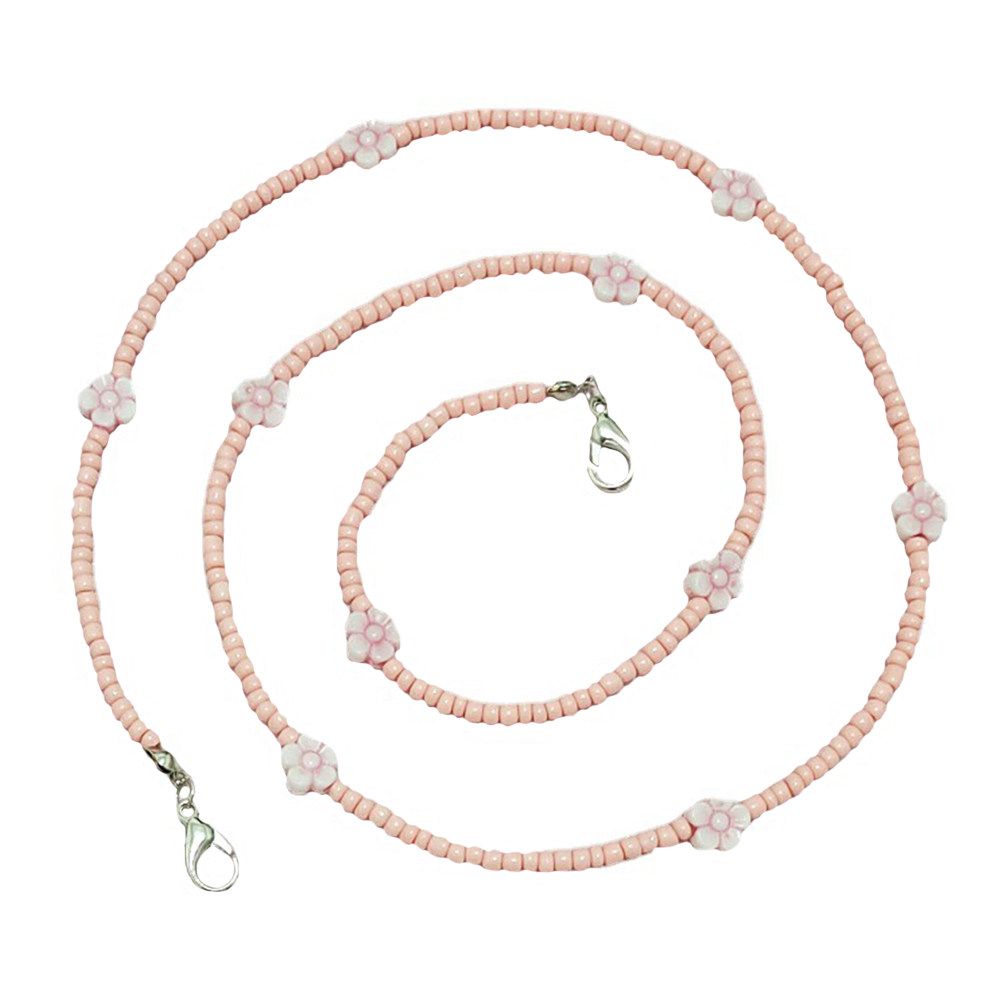 Mask Chain Holder - ボヘミアンビーズマスクストラップチェーン、メガネストラップホルダー、フェイスマスクリテーナー、紛失防止サングラスチェーン、ビーズストラップ