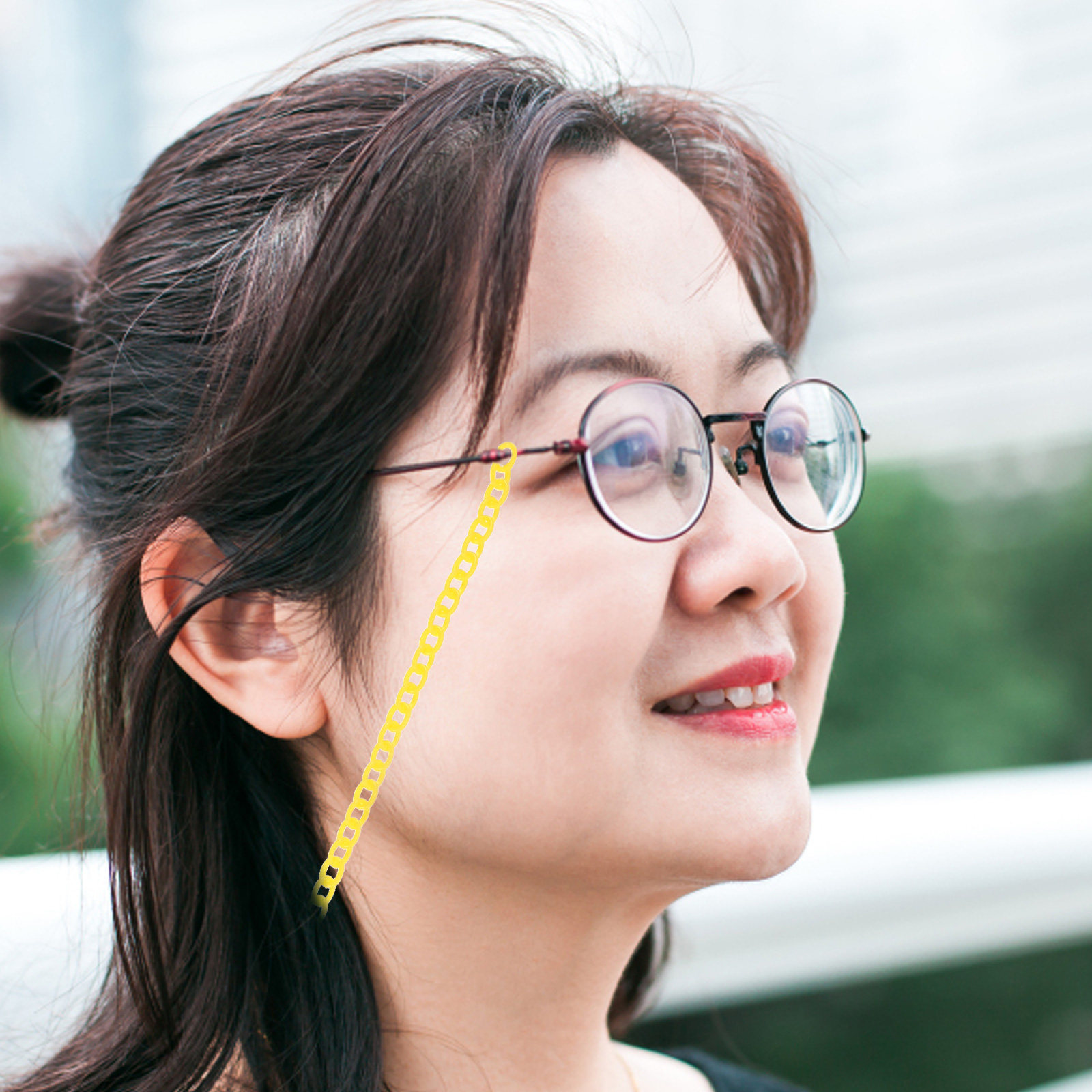 Mask Chain Holder - 10個入りカラフルなプラスチック製ウォッチチェーン、クイックチェーン、マスク・メガネホルダー、財布ネックレス、DIYジュエリーアクセサリー