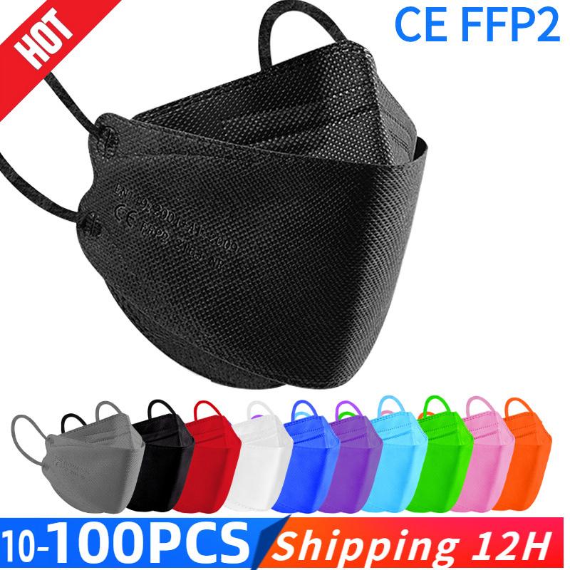 フィッシュマスク KN95 マスカリラ FPP2 大人モラン - Disposable Surgical Mask のレビューと価格