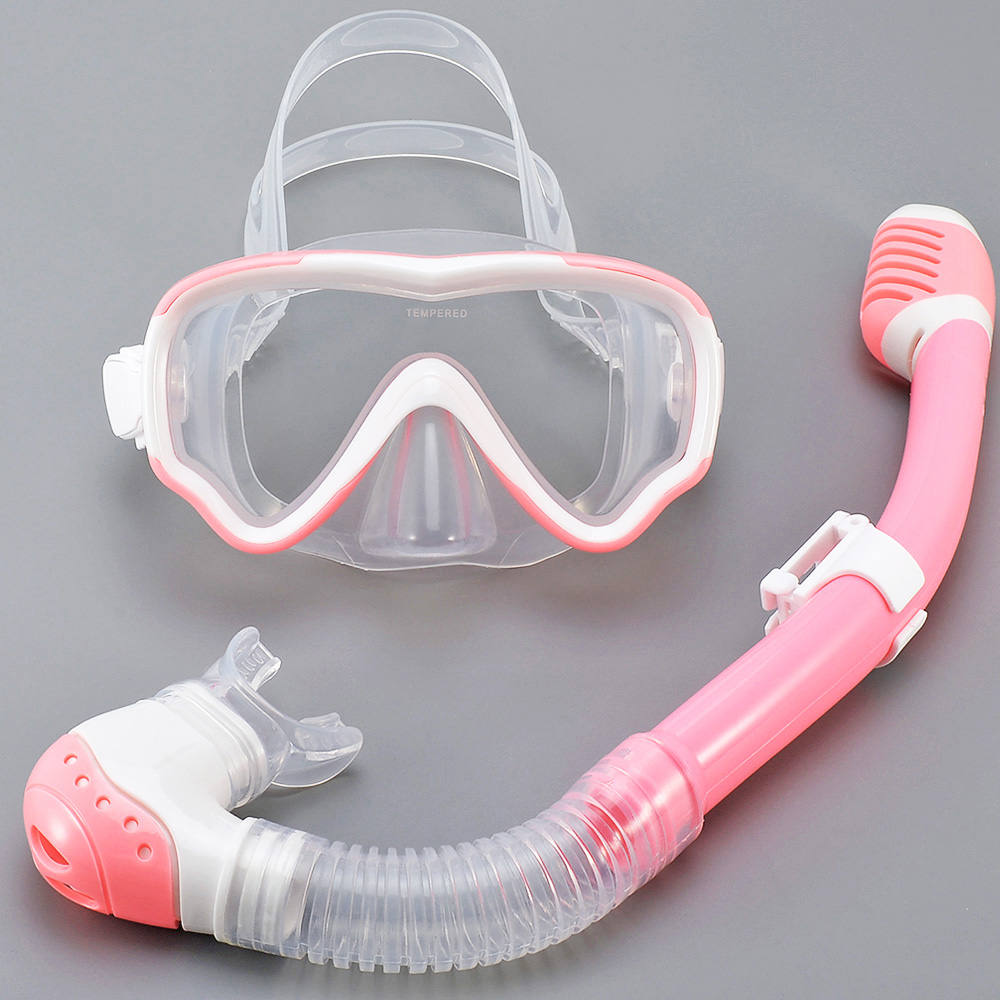 キッズダイビングマスクシュノーケルセット、水泳用ゴーグル、強 - Anti Pollution Mask のレビューと価格
