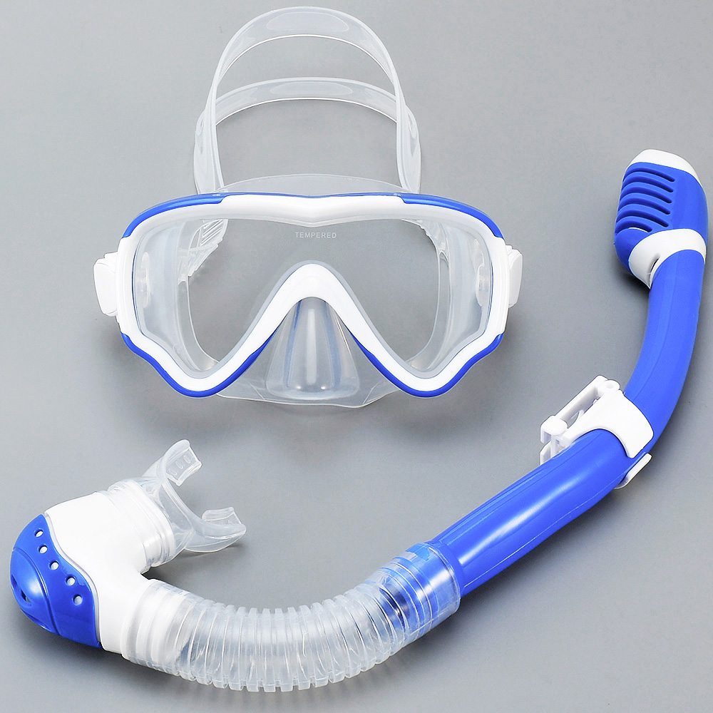 キッズダイビングマスクシュノーケルセット、水泳用ゴーグル、強 - Anti Pollution Mask のレビューと価格