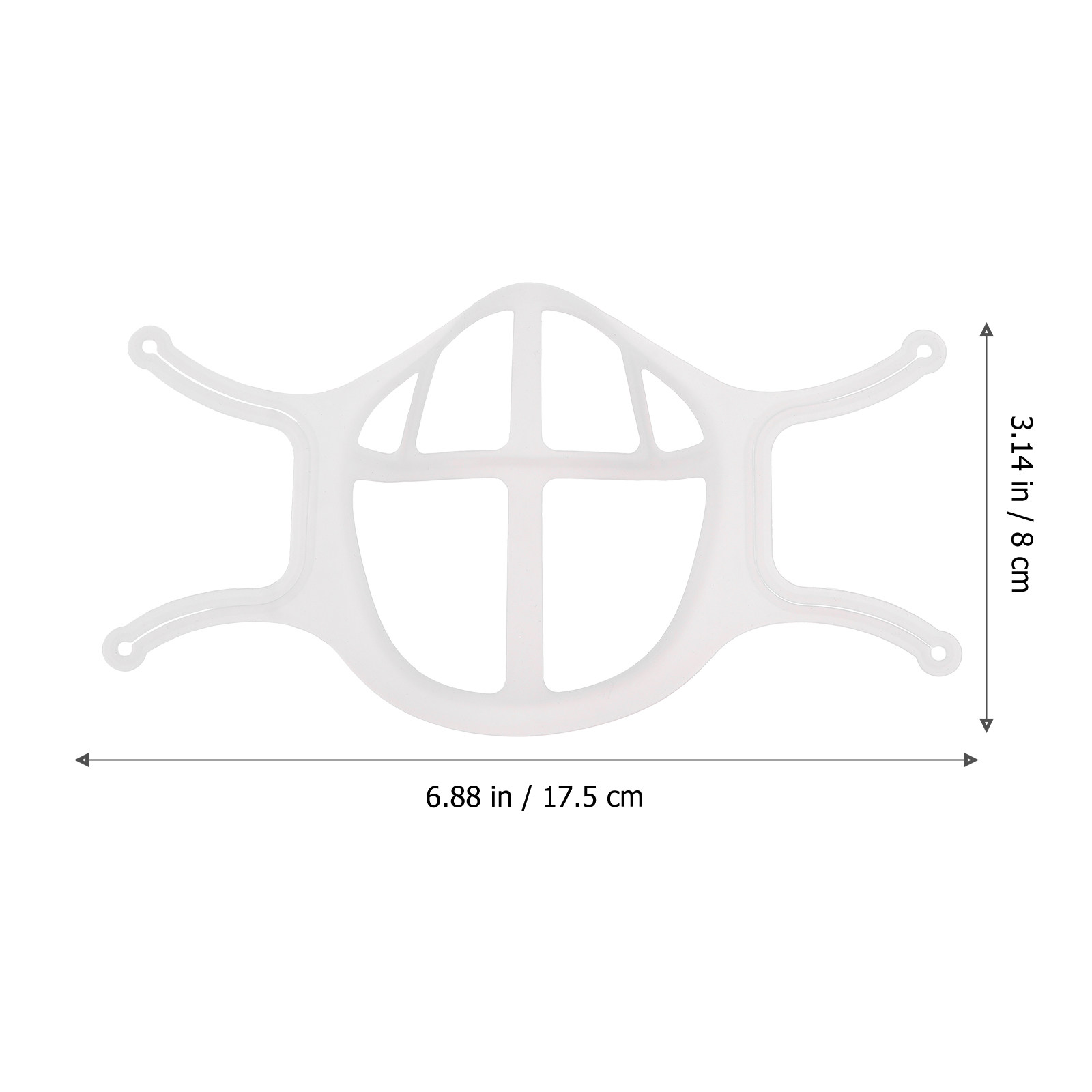 5個入りシリコンマスクブラケット 3Dインナーサポート 軽量 - Silicone Mask Bracket のレビューと価格