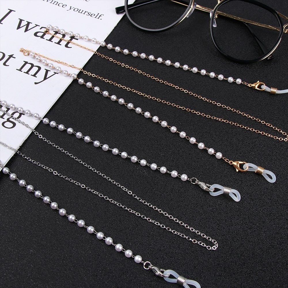 ファッションフラワービーズ眼鏡ホルダー落下防止滑り止めメガネ - Mask Chain Holder のレビューと価格