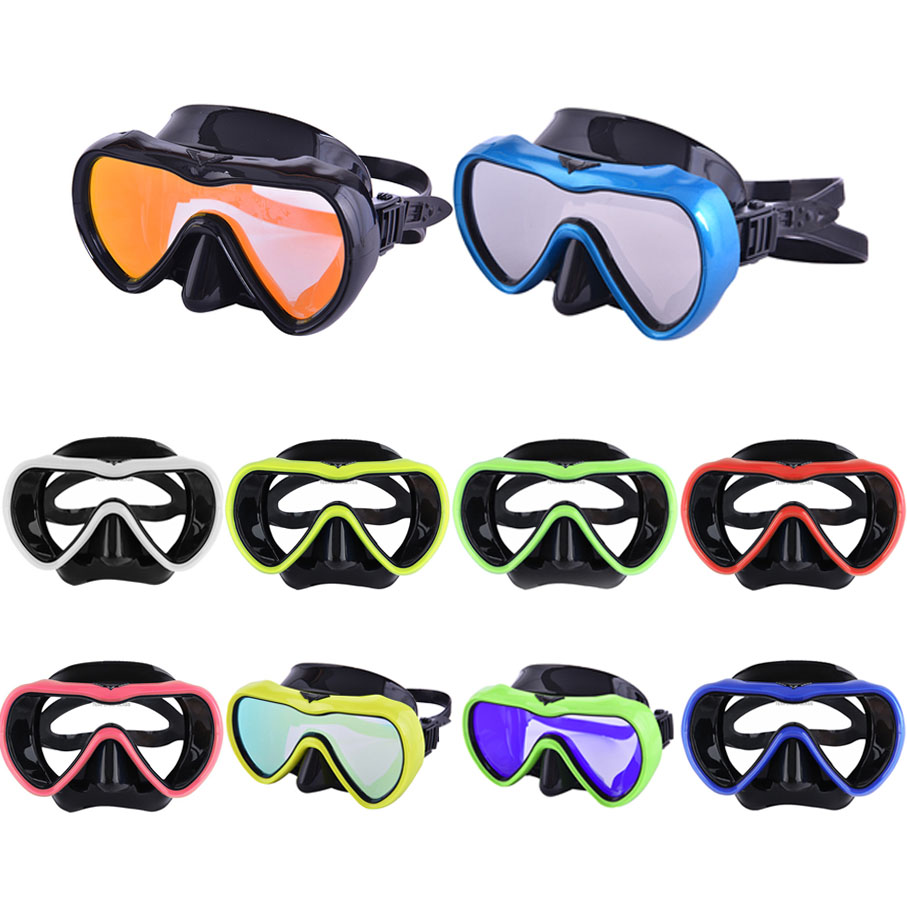 シリコンスキューバダイブマスク,広い視野,水泳,ダイビング, - Anti Pollution Mask のレビューと価格