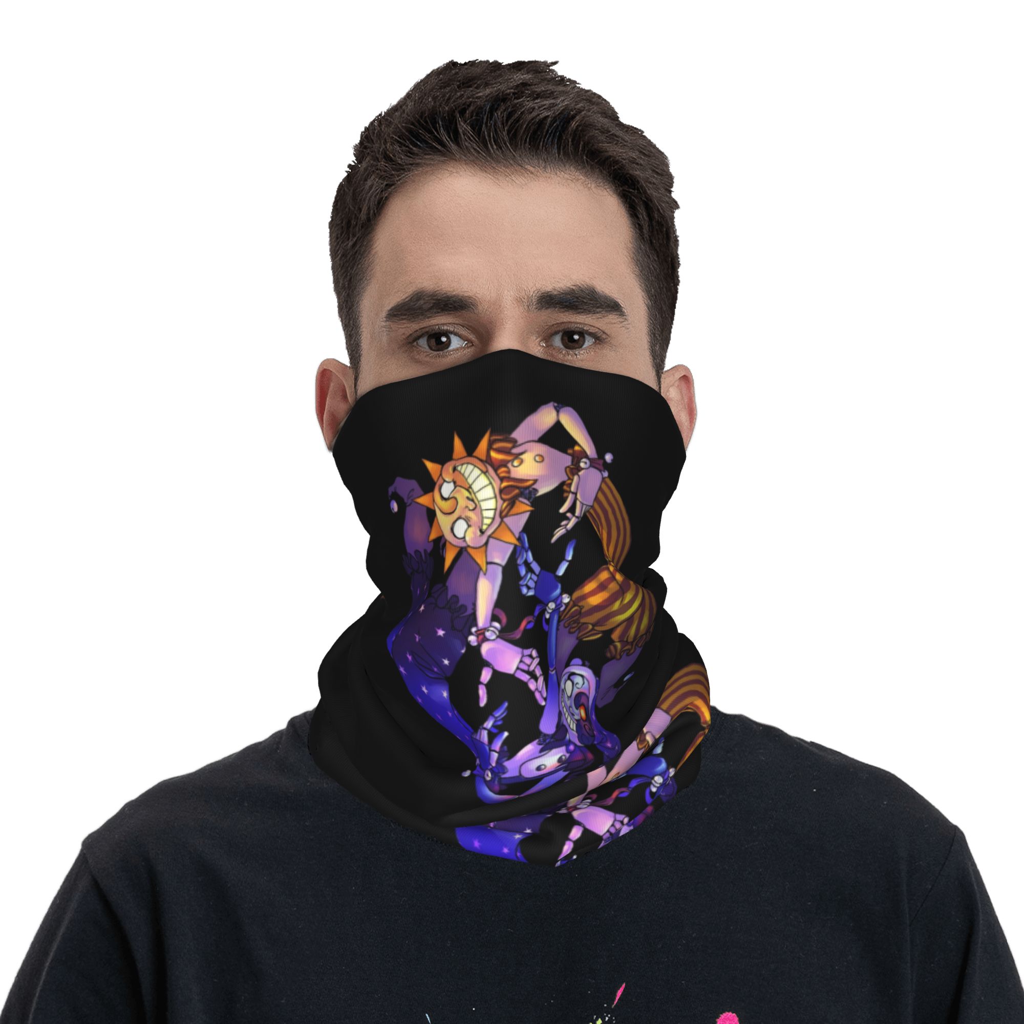 サンアンドムーン FNAF セキュリティブリーチ バンダナ  - Neck Gaiter Face Cover のレビューと価格