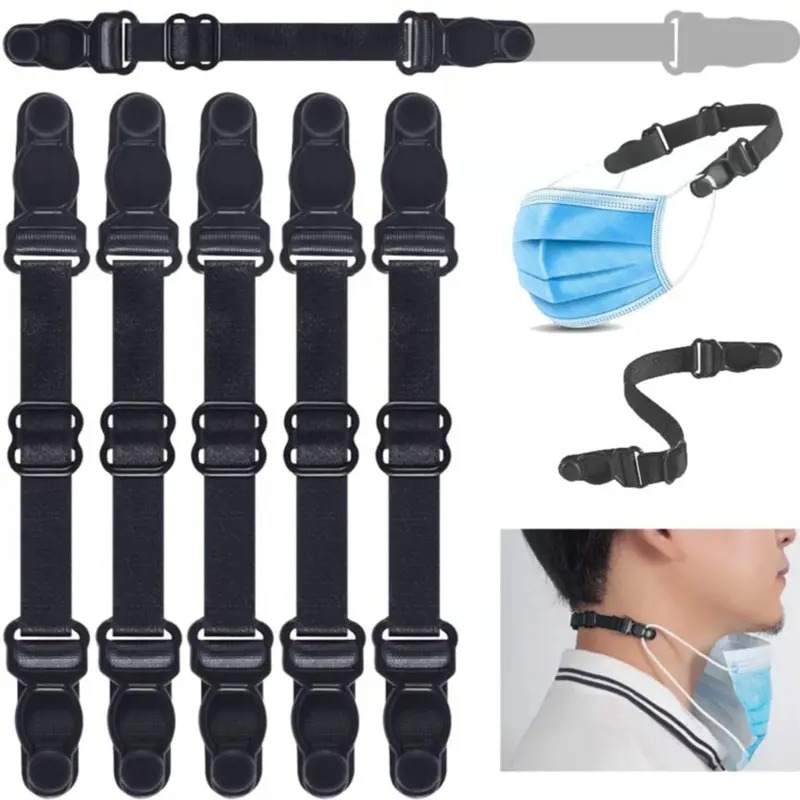 調節可能なマスクストラップエクステンダークリップユニバーサル - Mask Ear Saver Strap のレビューと価格