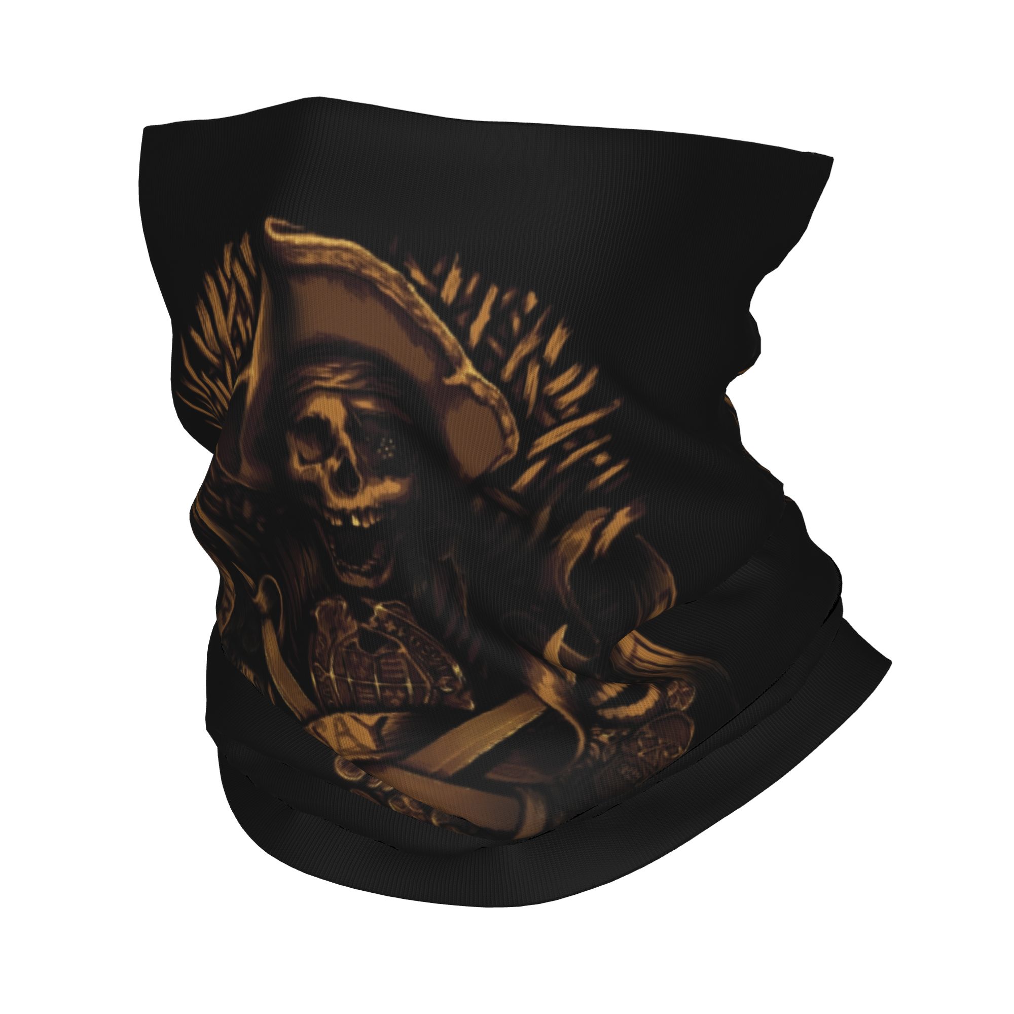カスタムネバーセイダイパイレーツスカルバンダナネックウォーマ - Neck Gaiter Face Cover のレビューと価格